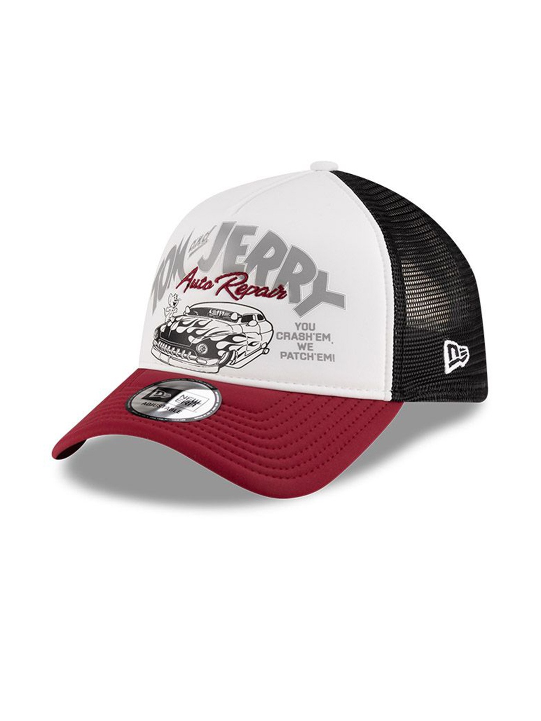 

New Era Men Printed Baseball Cap, Maroon