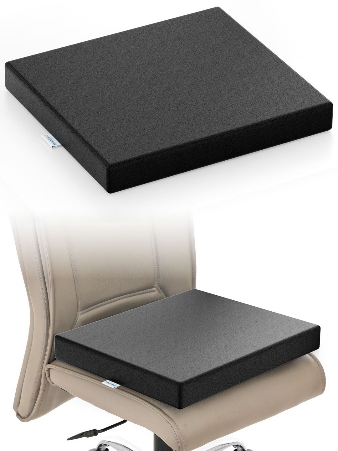 

HOSPIKART Black Memory Foam Seat Cushion