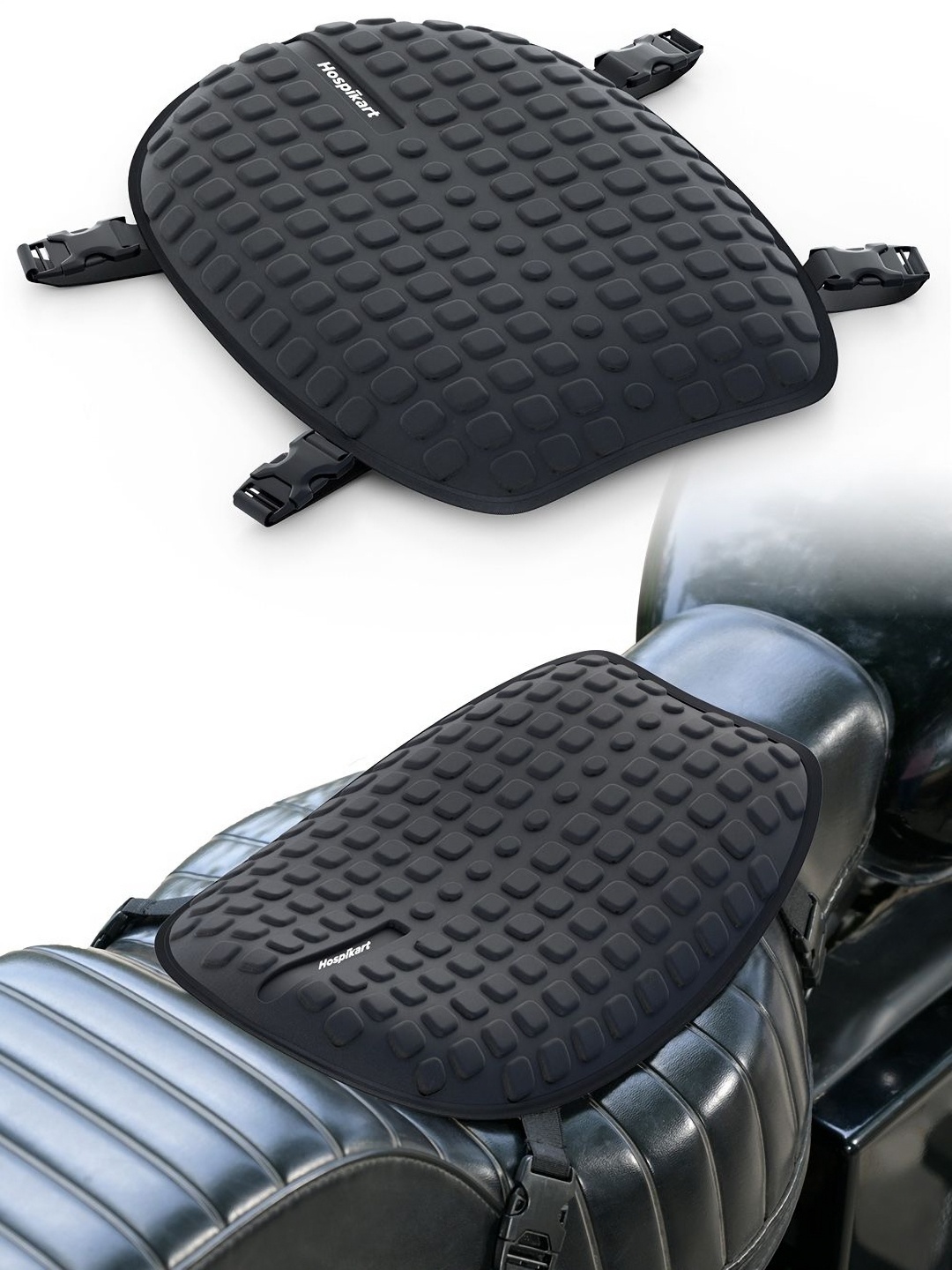 

HOSPIKART Black Memory Foam Bike Seat Tailbone Cushion