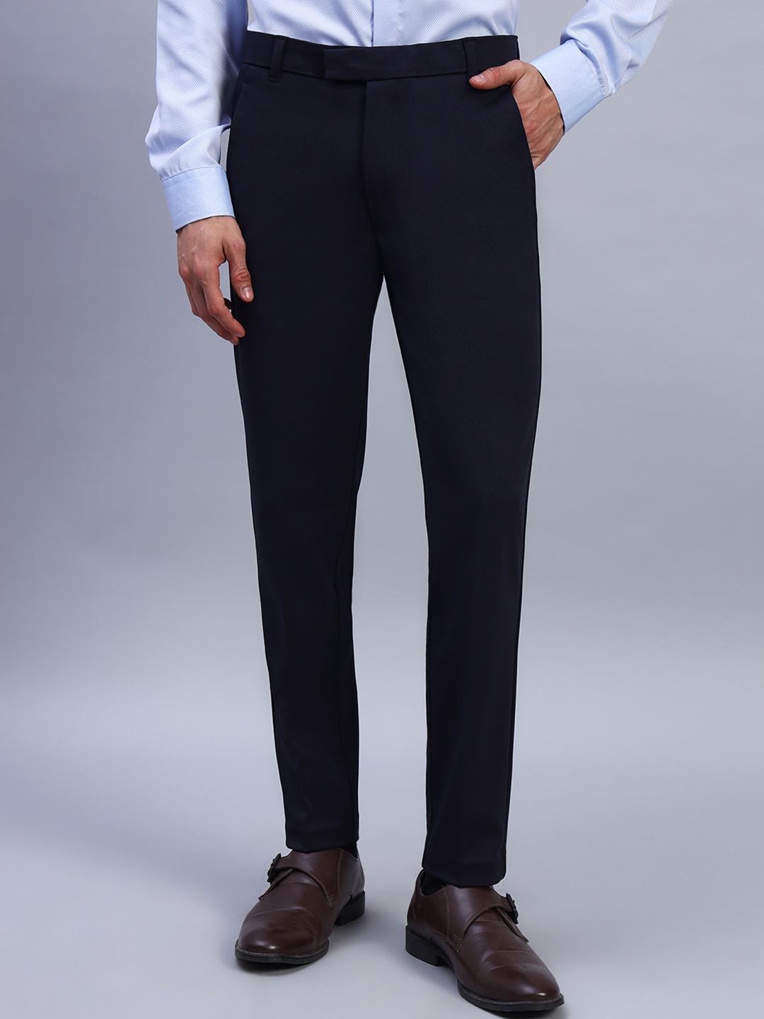 

AXNIS Men Ultra Trousers, Navy blue