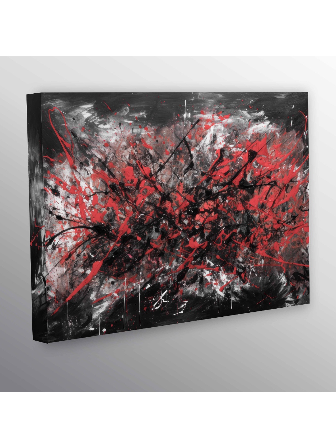 

CVANU Black & White Abstract Canvas Paintings Wall Art