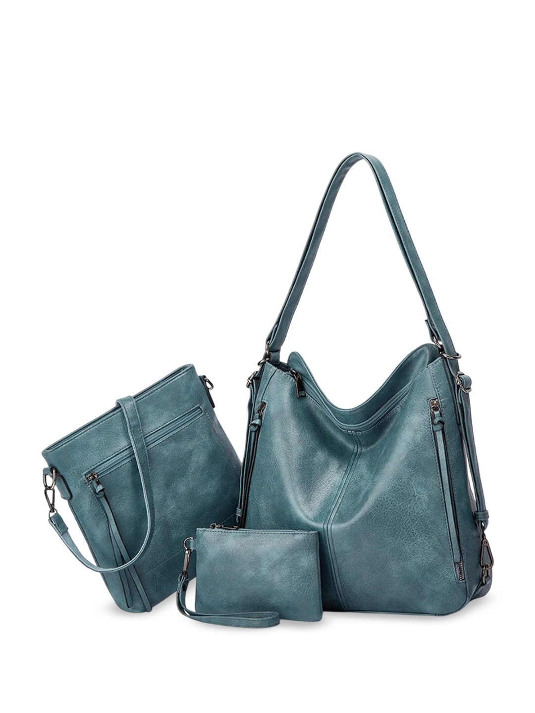 

ITALISH PU Oversized Swagger Shoulder Bag, Blue