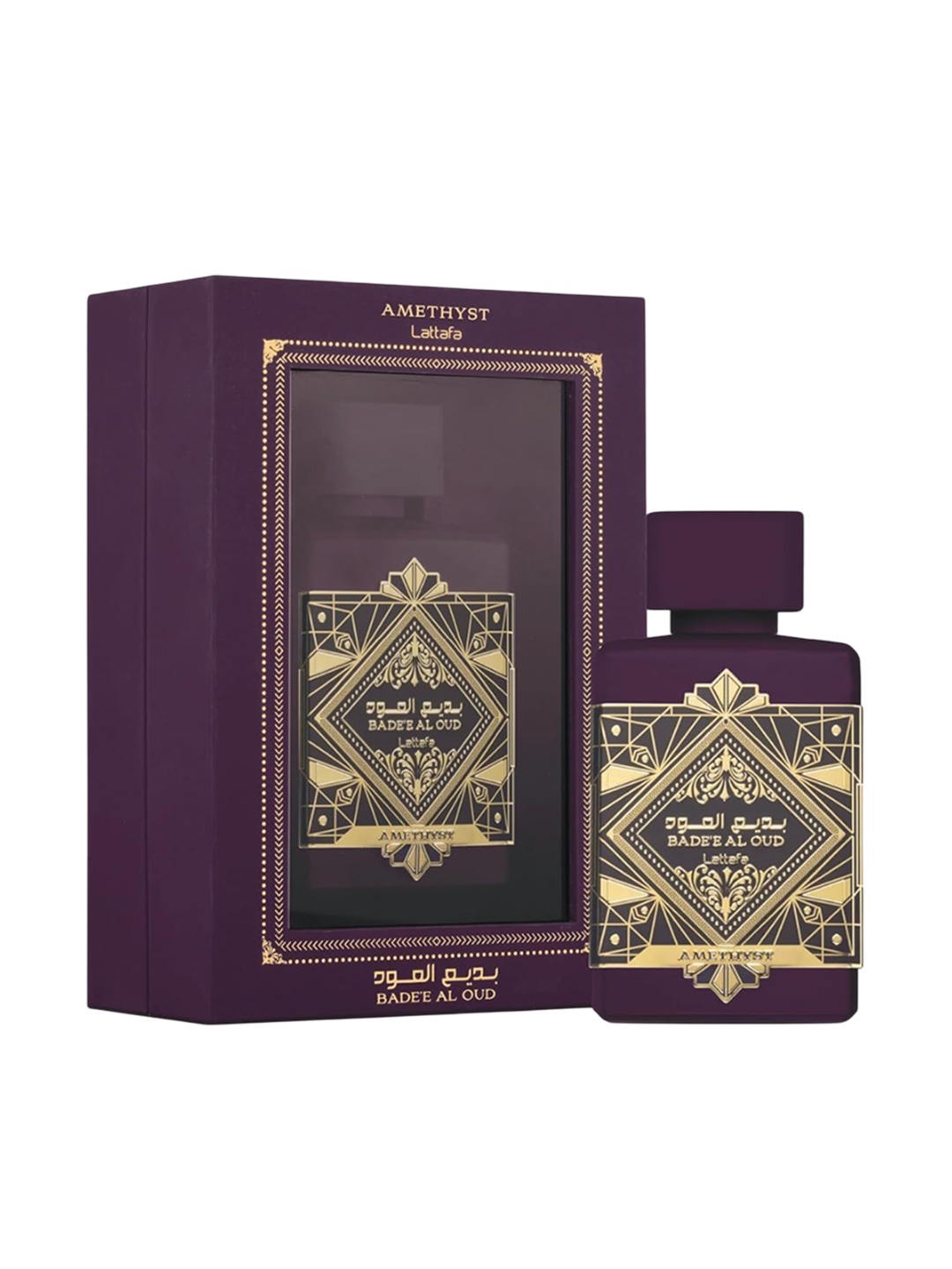 

Lattafa Badee Al Oud Amethyst Long Lasting Eau De Parfum - 100 ml, Brown