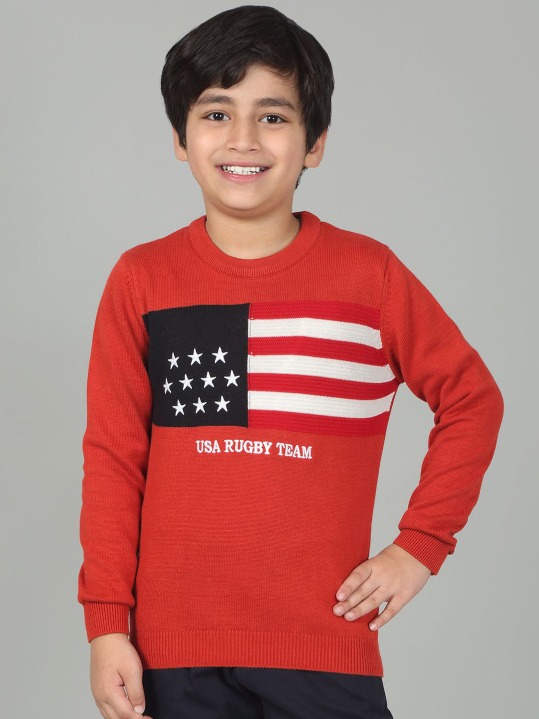 

Cantabil Boys Pullover, Red