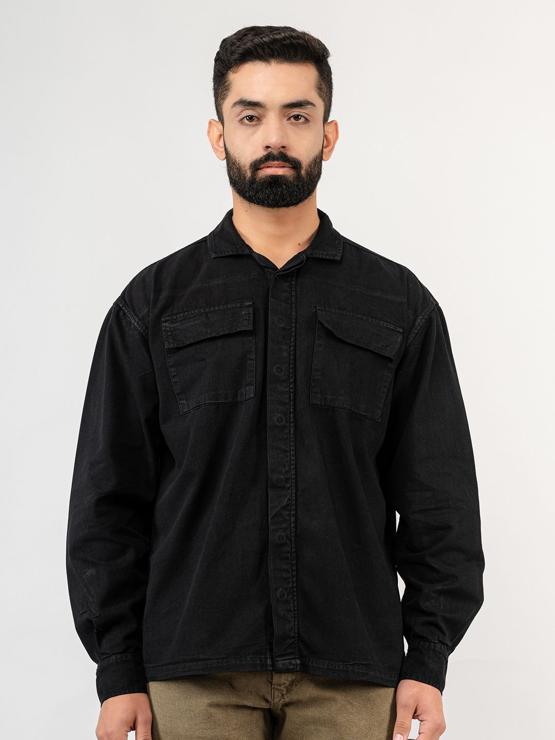 

Tistabene Men Opaque Casual Shirt, Black