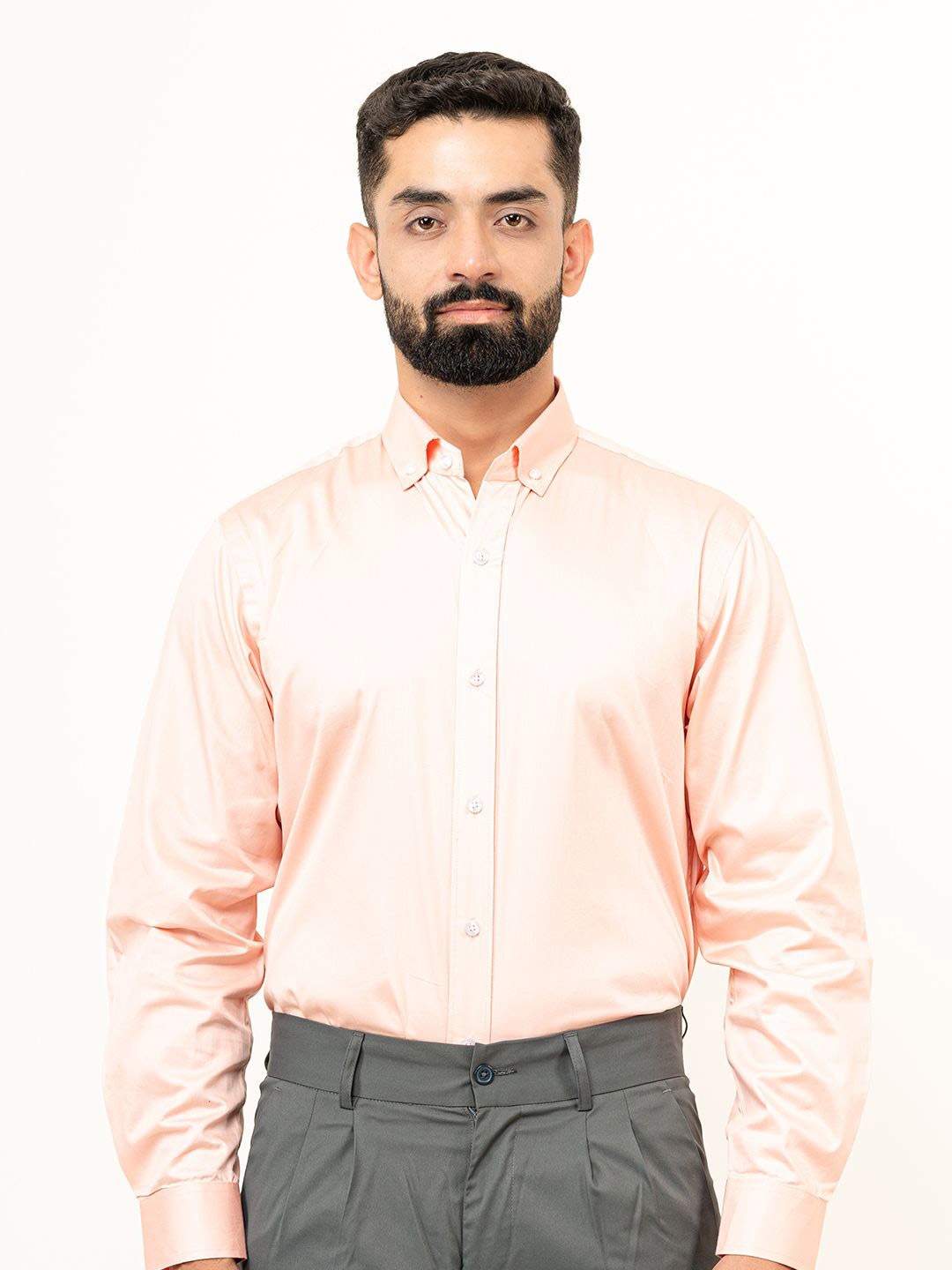 

Tistabene Men Opaque Casual Shirt, Peach
