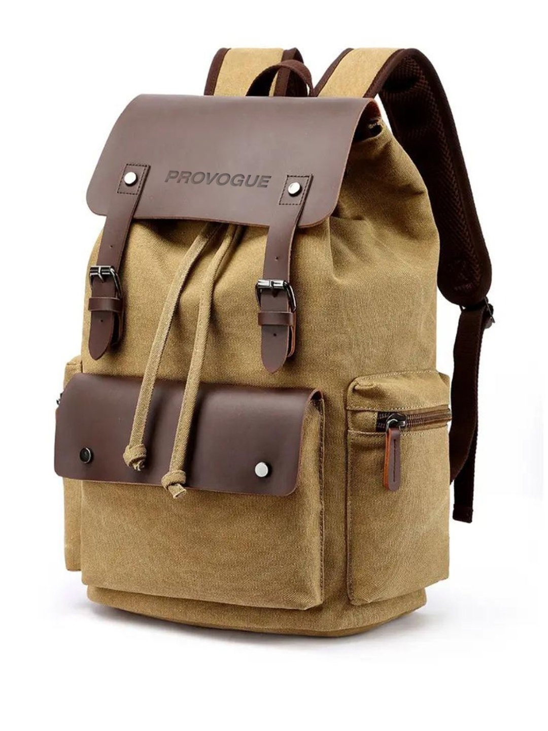 

Provogue Unisex Backpack, Camel brown
