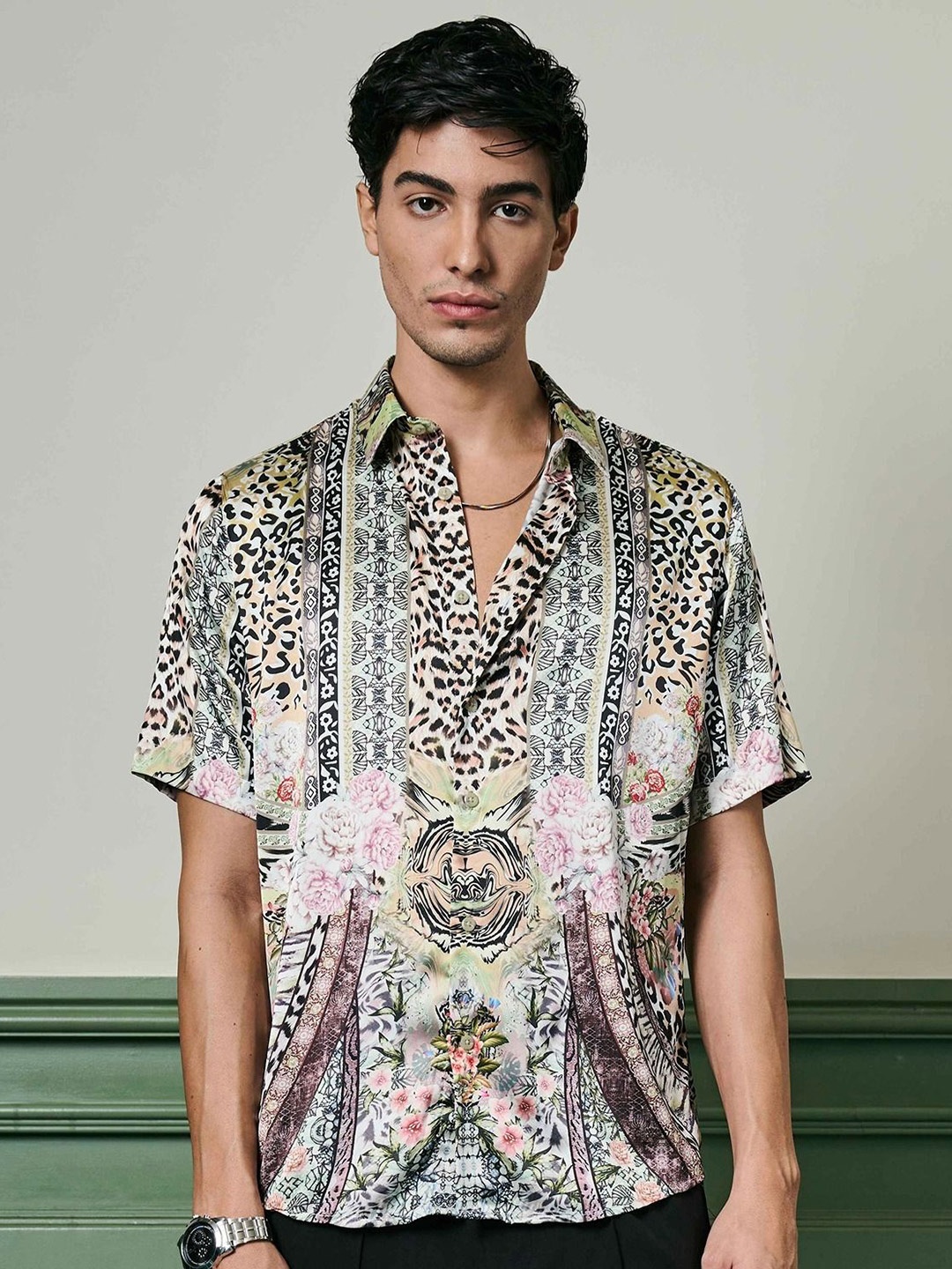 

ASUKA Men Floral Opaque Printed Casual Shirt, Multi