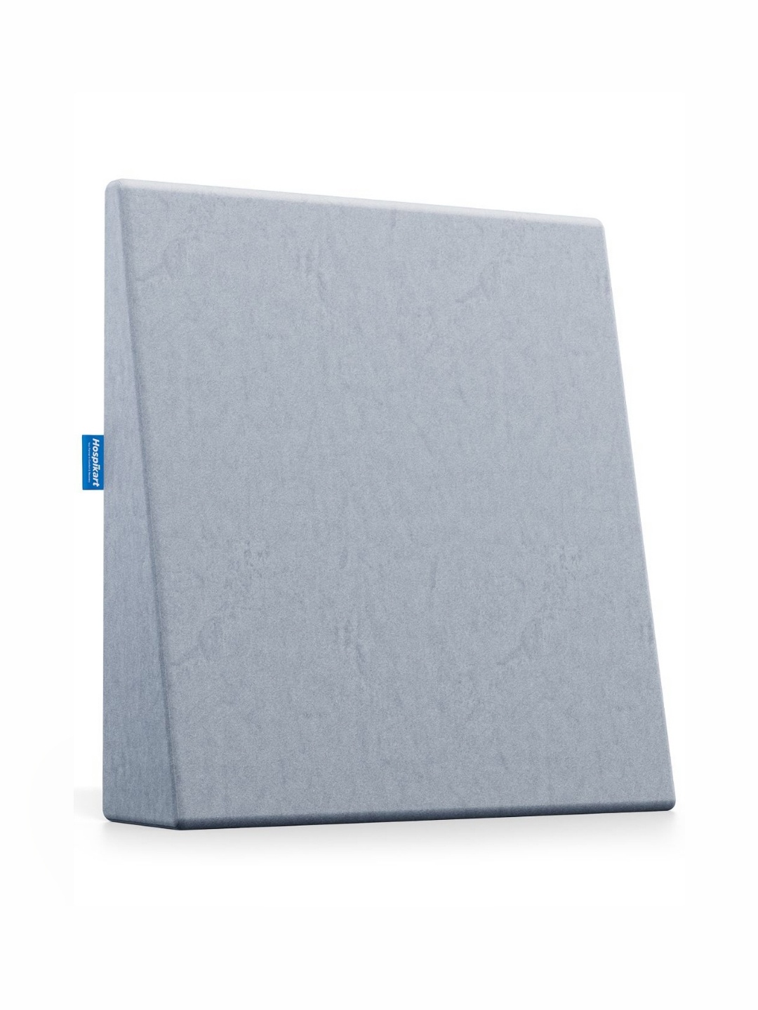

HOSPIKART Grey Memory Foam Filled Faux Velvet Breathable Sleep Pillow