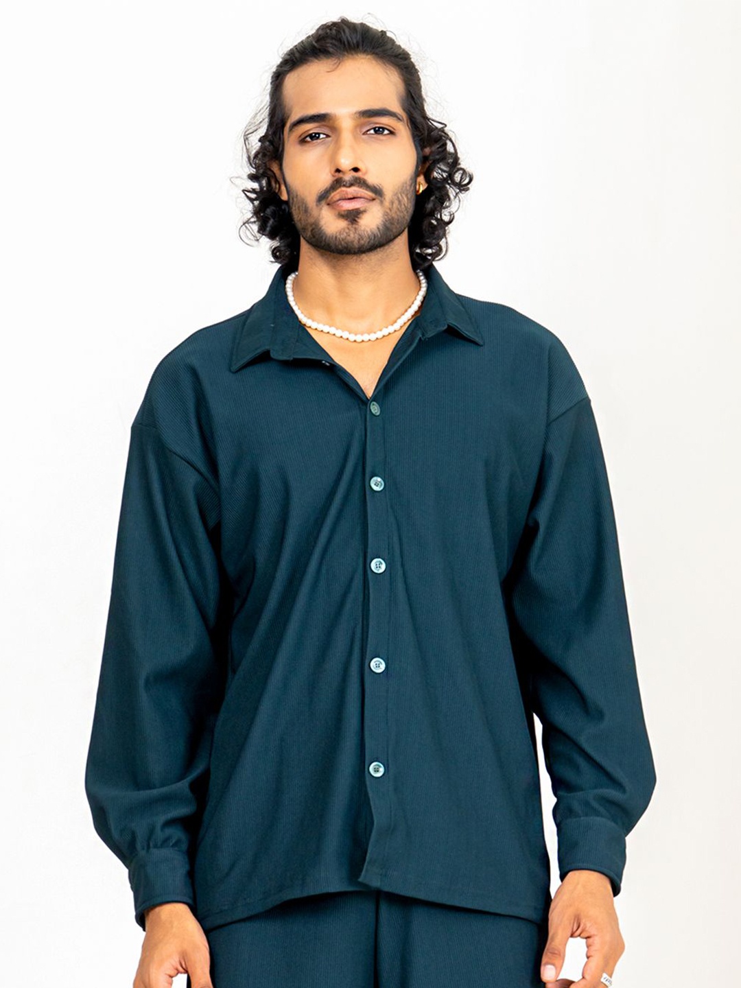 

Tistabene Men Opaque Casual Shirt, Green
