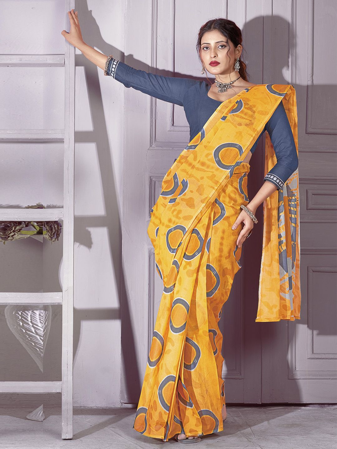 

Anouk Rustic Saree, Yellow