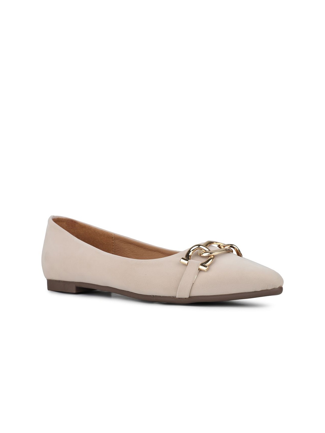

Inc 5 Pointed Toe Ballerinas, Beige