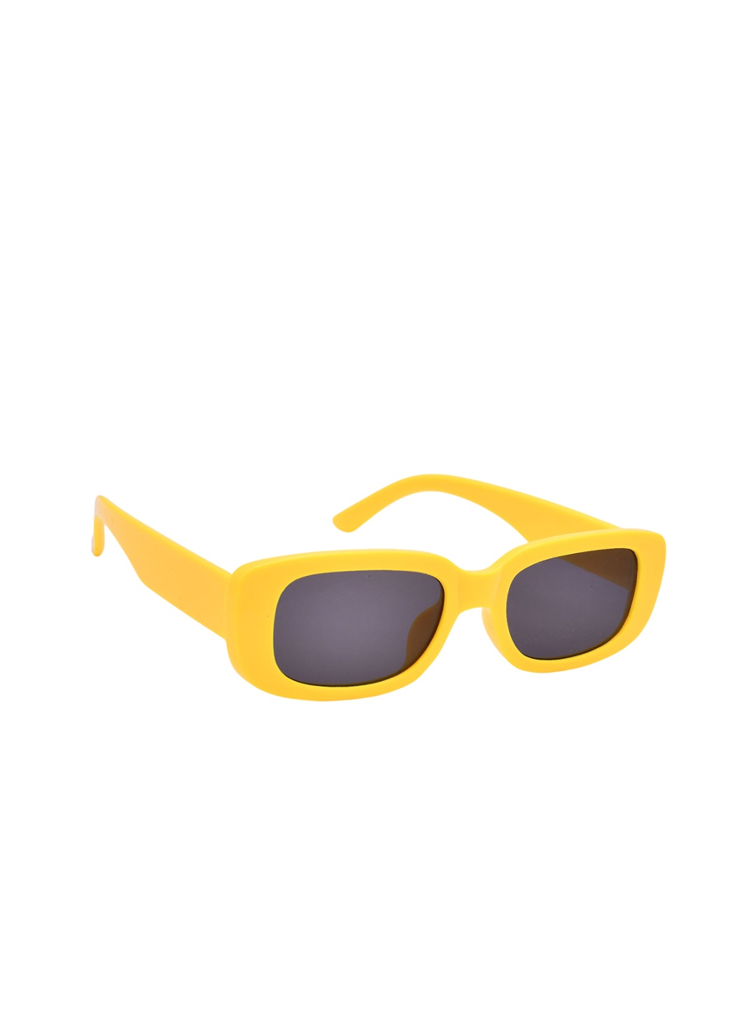 

SHOP FRENZY Unisex Kids Rectangle Sunglasses with UV Protected Lens, Black