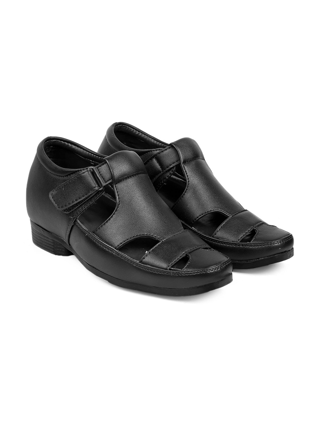 

Bxxy Men Textured Comfort Sandals, Black