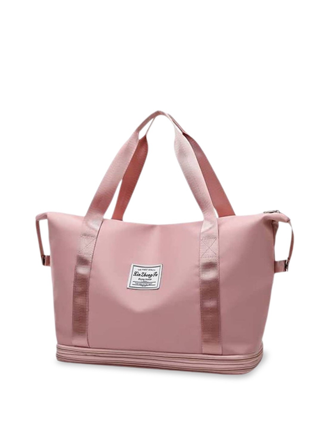 

Vicharan Medium Duffel Bag With 2 Short Handles, Pink
