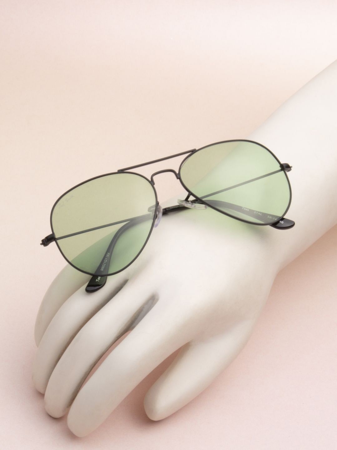 

Ted Smith Unisex Aviator Sunglasses with Polarised Lens, Green