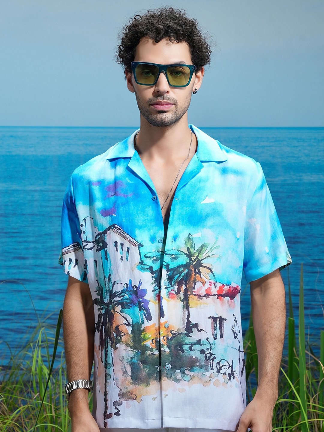 

ASUKA Men Floral Opaque Printed Casual Shirt, Multi