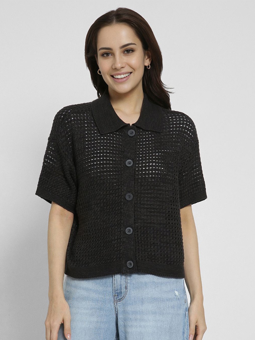 

AMERICAN EAGLE OUTFITTERS Women Pullover, Black