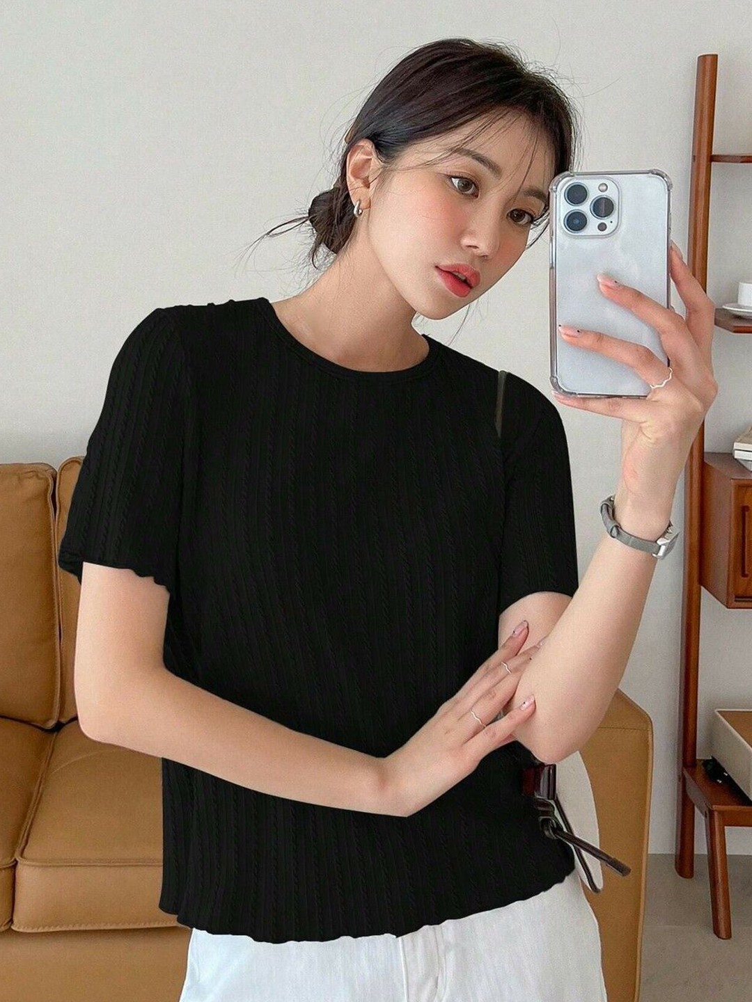 

CORSICA Top, Black
