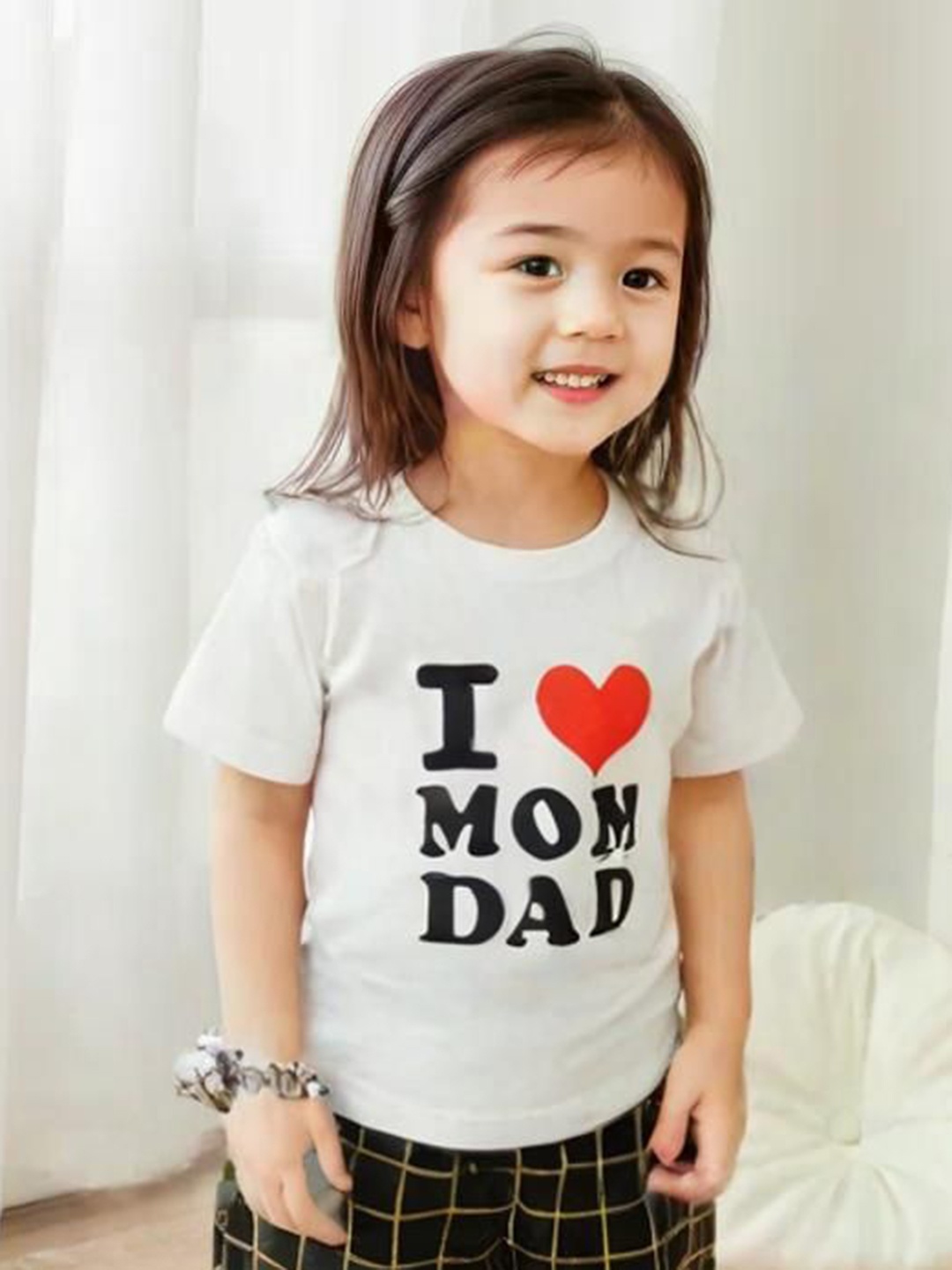 

Seyor Girls Printed T-shirt, White