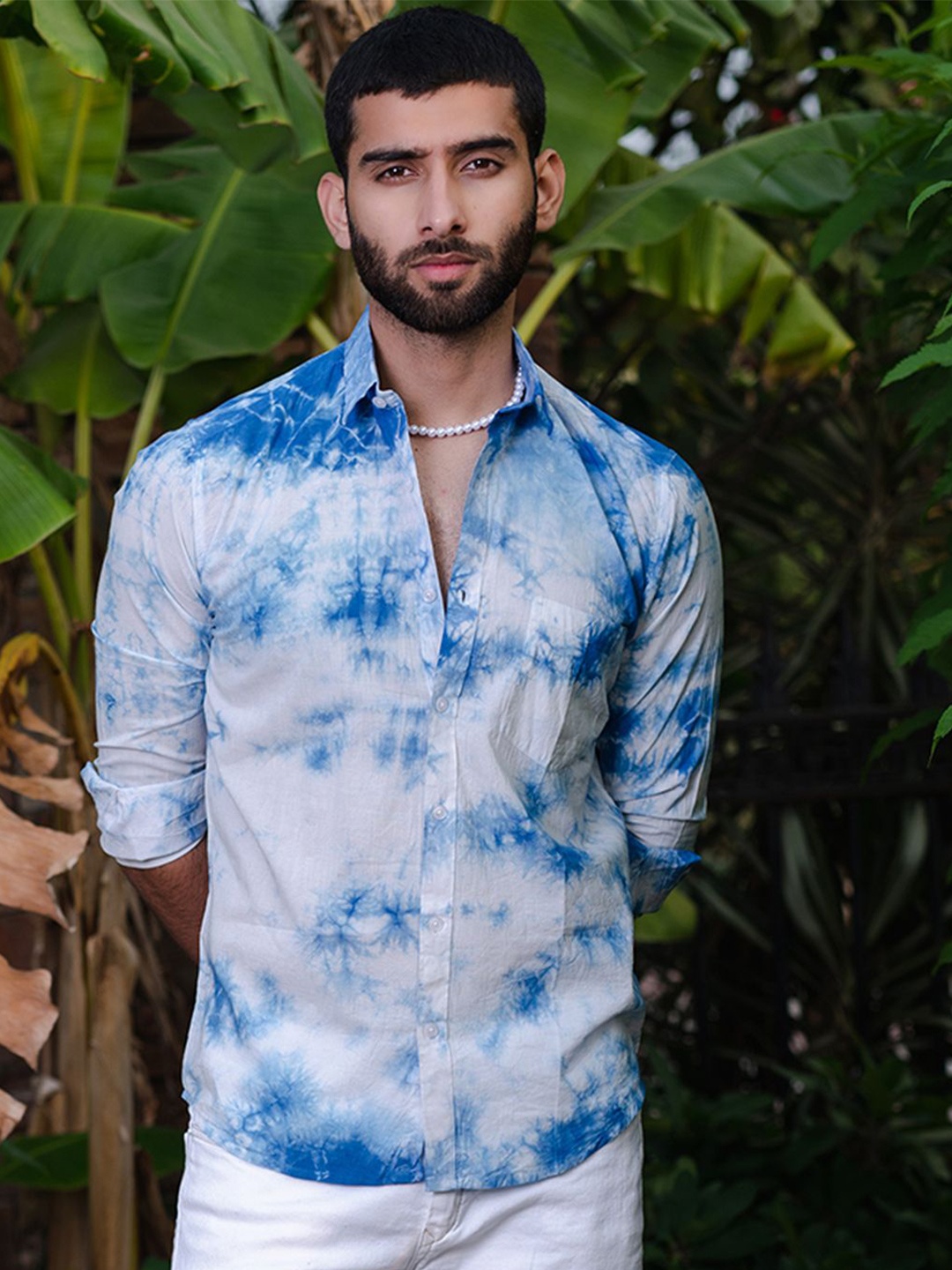 

Tistabene Men Opaque Casual Shirt, Blue