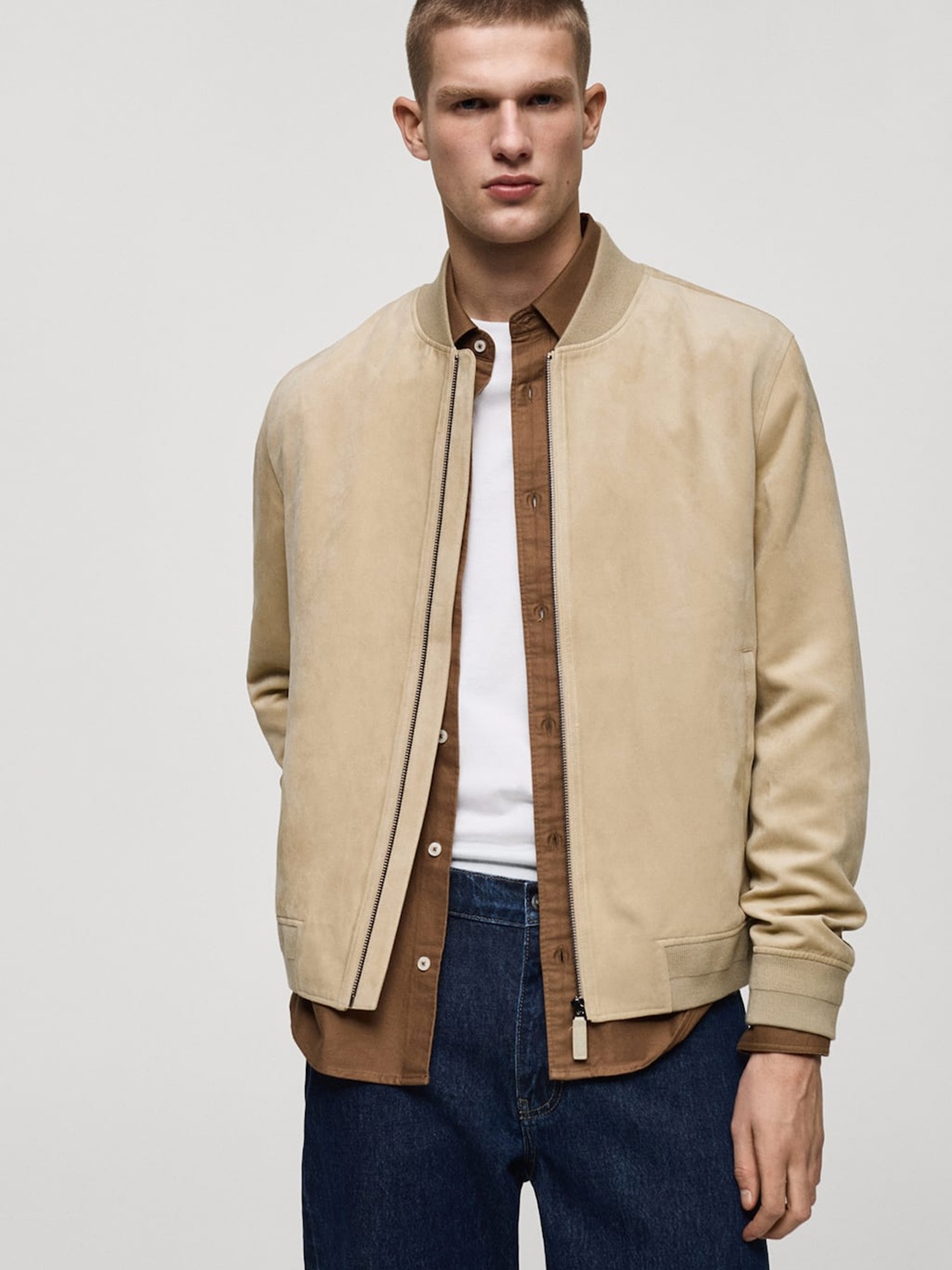 

MANGO MAN Men Tailored Jacket, Beige