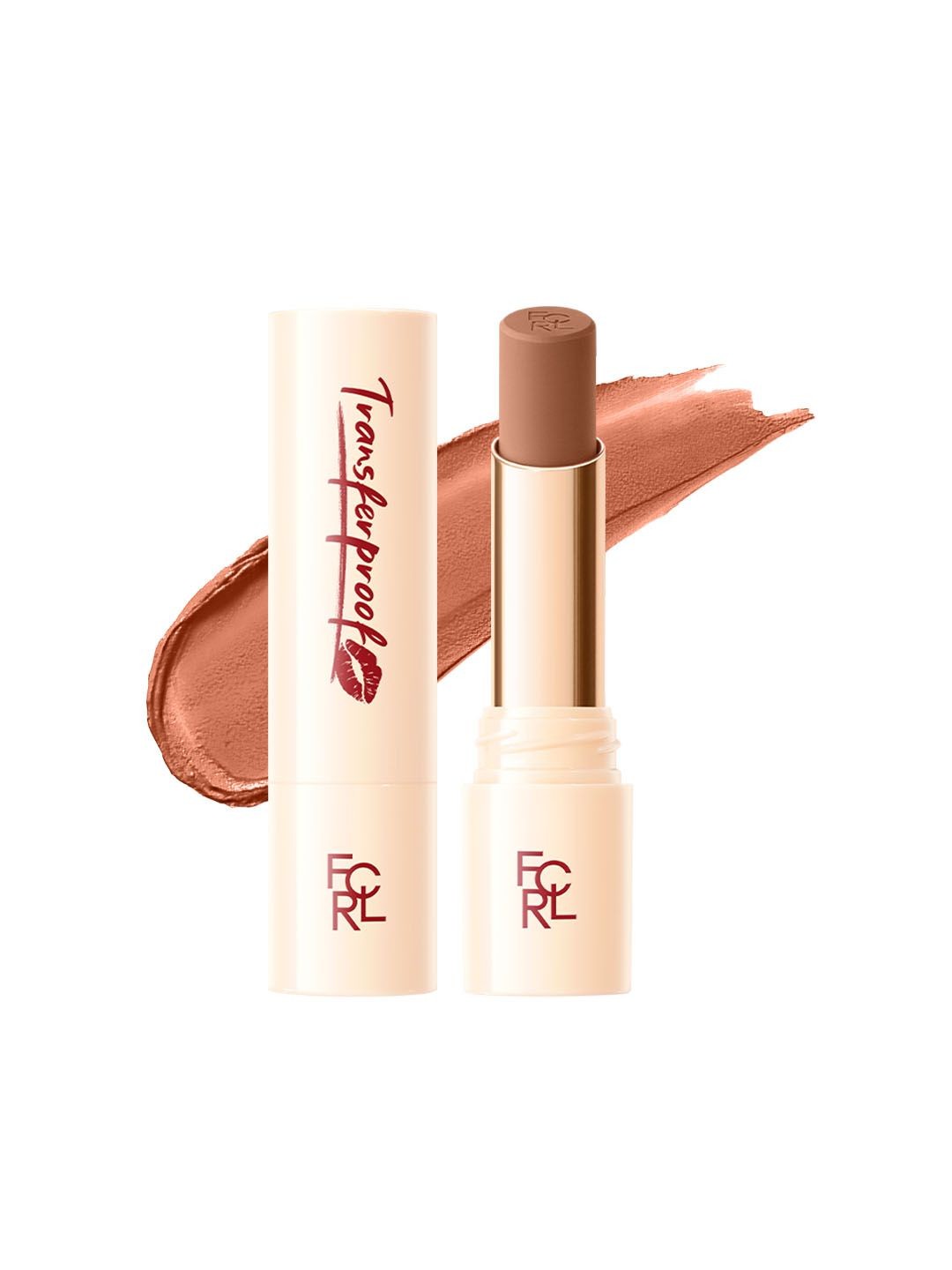 

FOCALLURE Transferproof Long Lasting Matte Lipstick - Maple Nude NU03, Brown