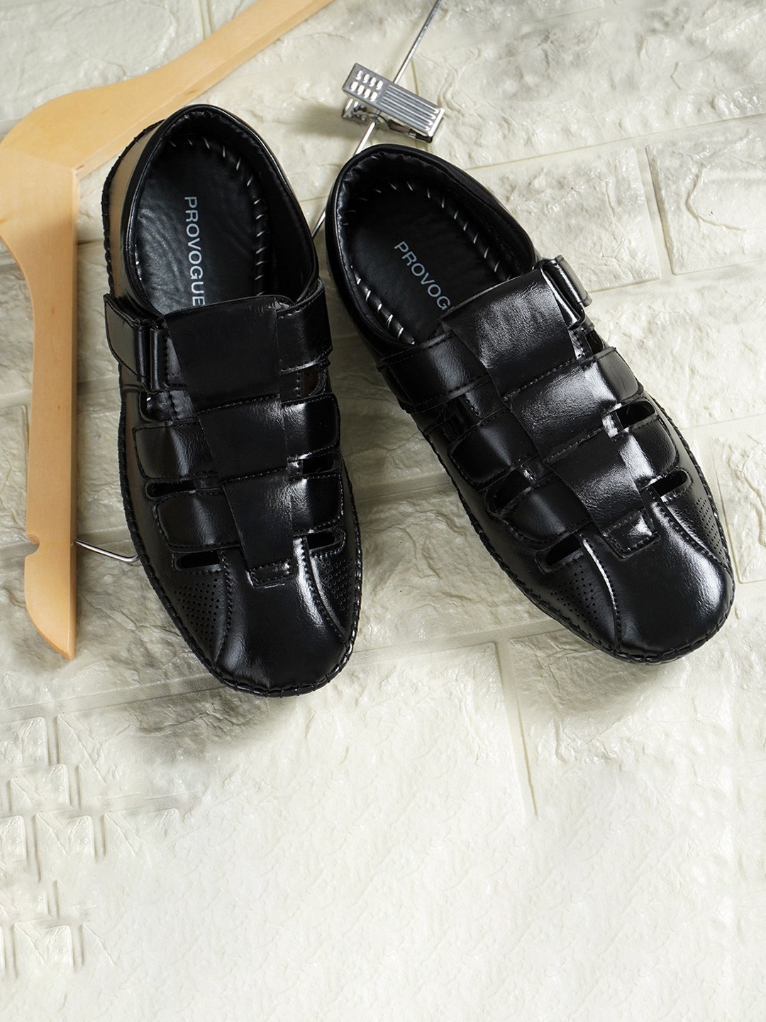 

Provogue Men Comfort Sandals, Black