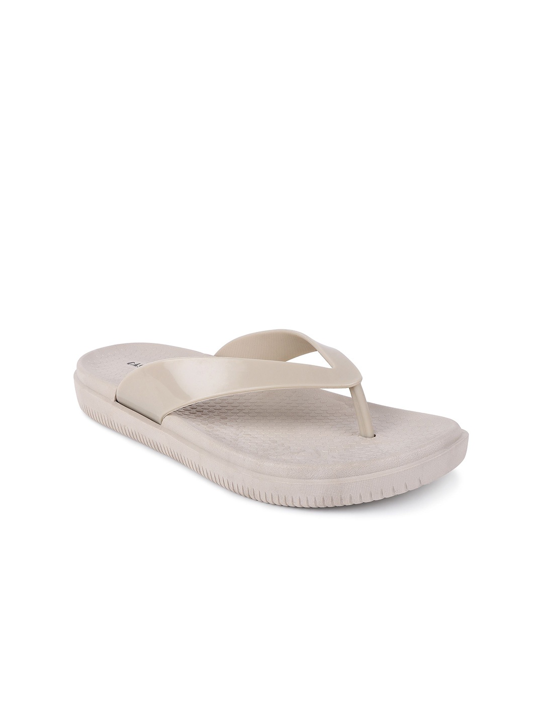 

CASSIEY Women Rubber Thong Flip-Flops, Khaki