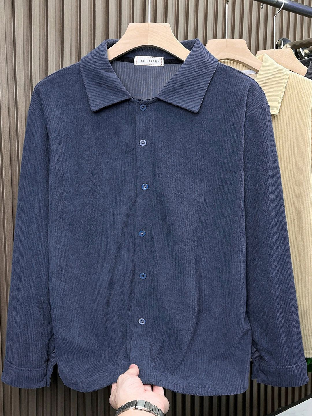 

HERE&NOW Men Opaque Casual Shirt, Blue
