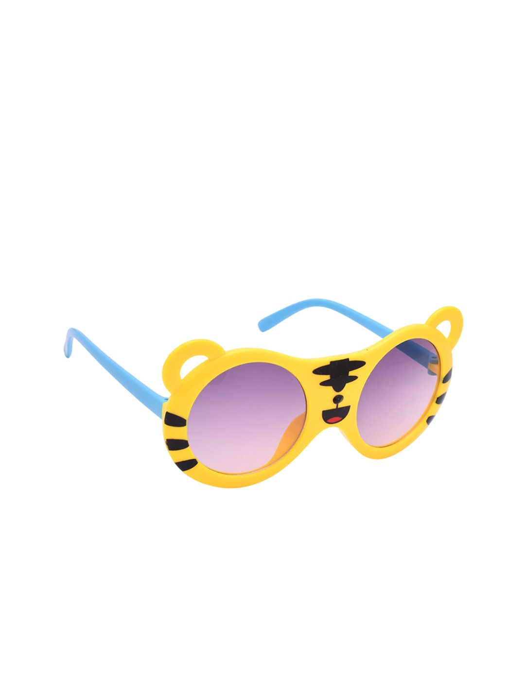 

SHOP FRENZY Unisex Kids Round Sunglasses with UV Protected Lens, Black