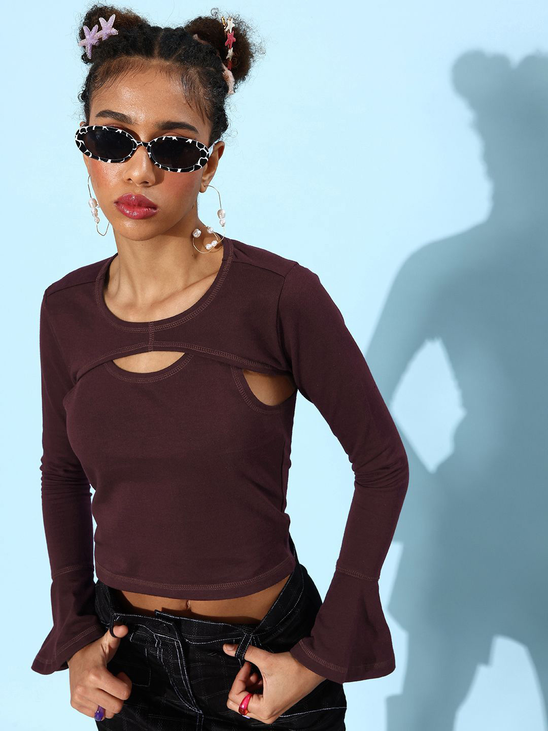 

DressBerry Cotton Tank Top, Burgundy