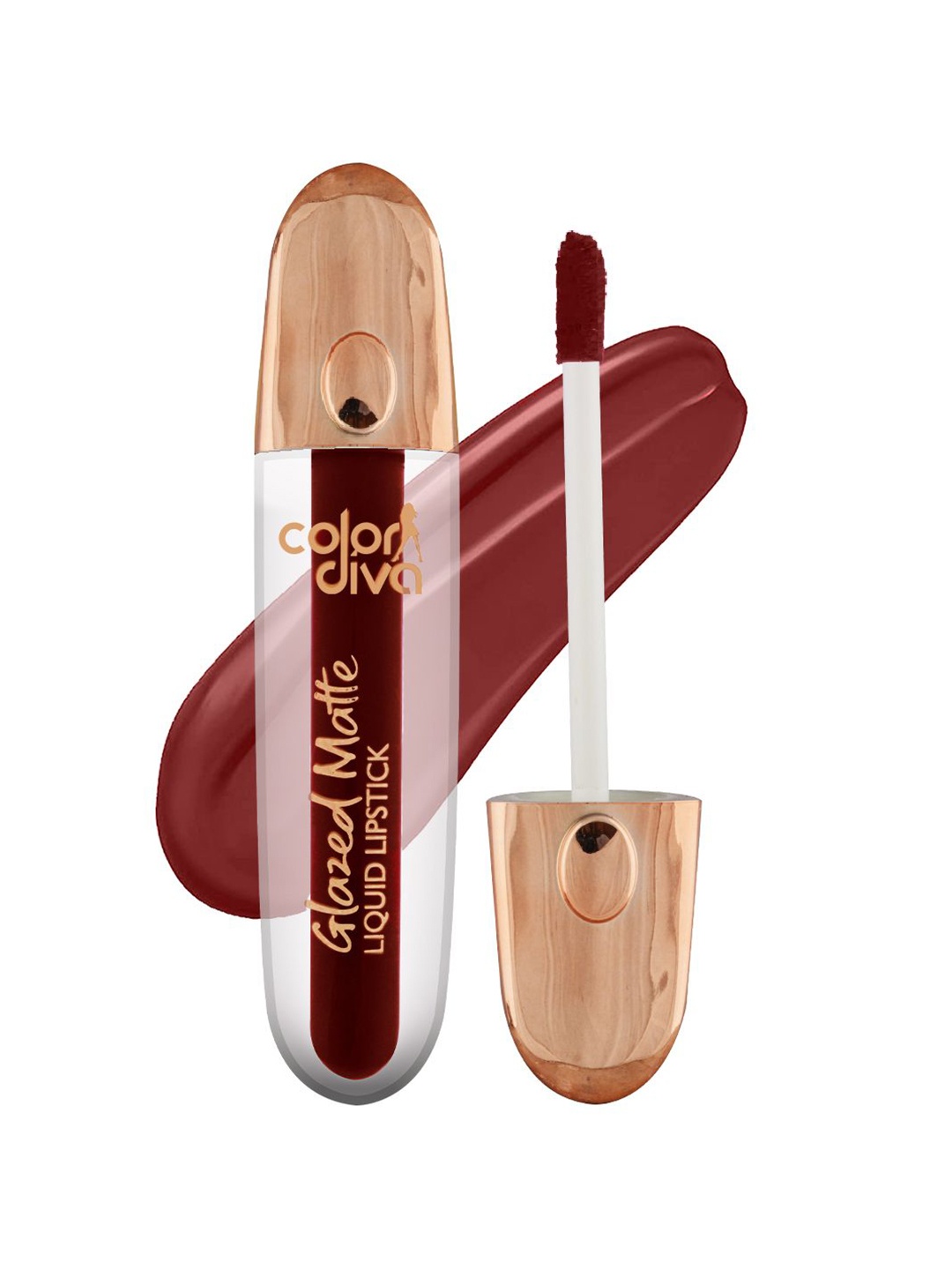 

Color Diva Glazed Matte Superstay Matte Liquid Lipstick- 5.5 ml-Sizzling Slayer Glazed-197, Brown