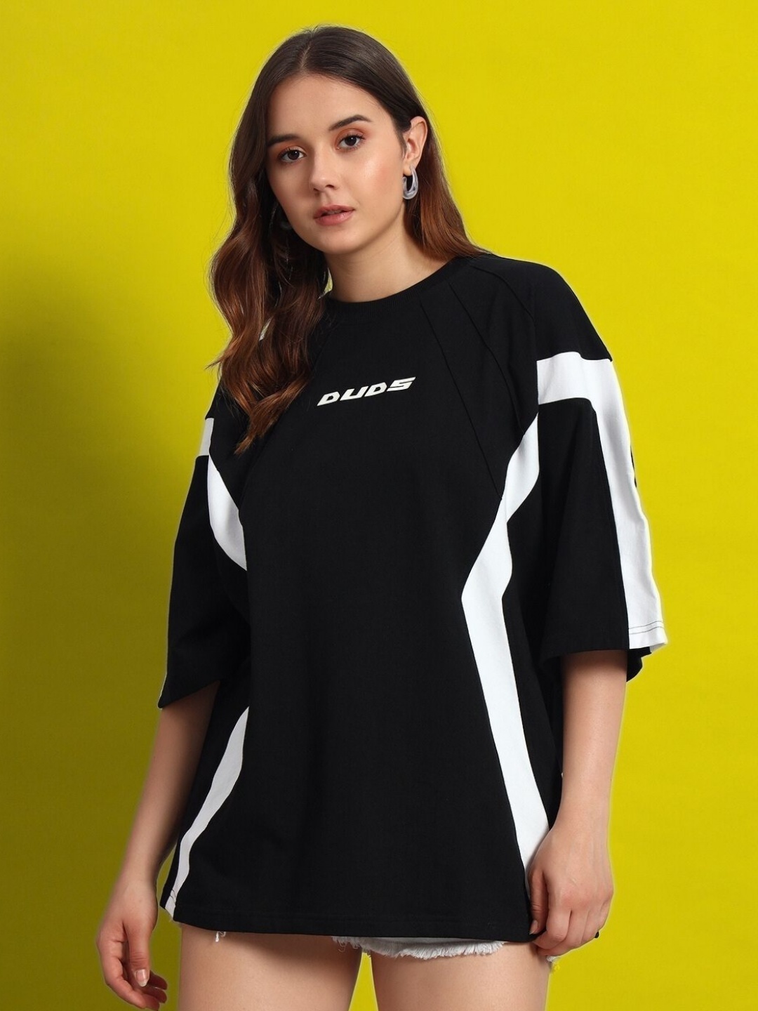 

WEARDUDS Women T-shirt, Black