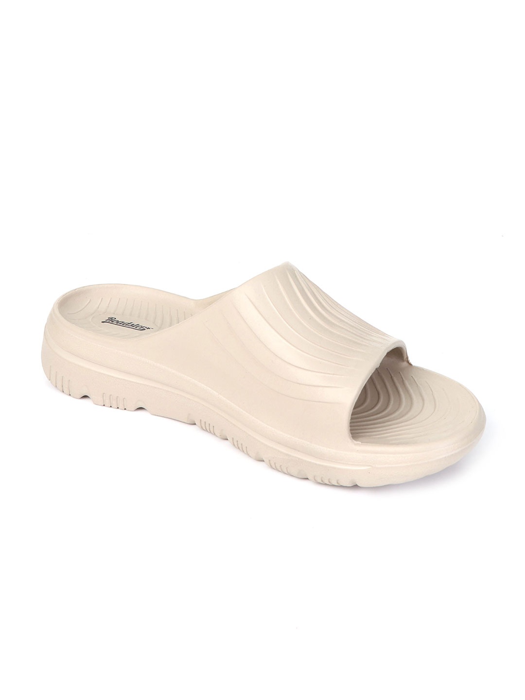 

The Roadster Lifestyle Co Men Premium Casual Sliders, Beige