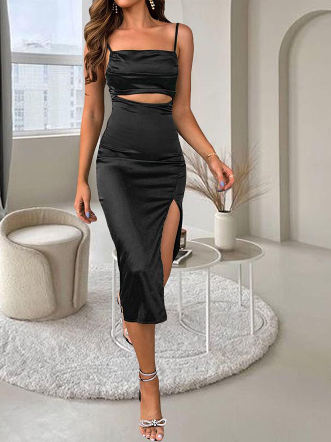 

JC Mode Maxi Dress, Black