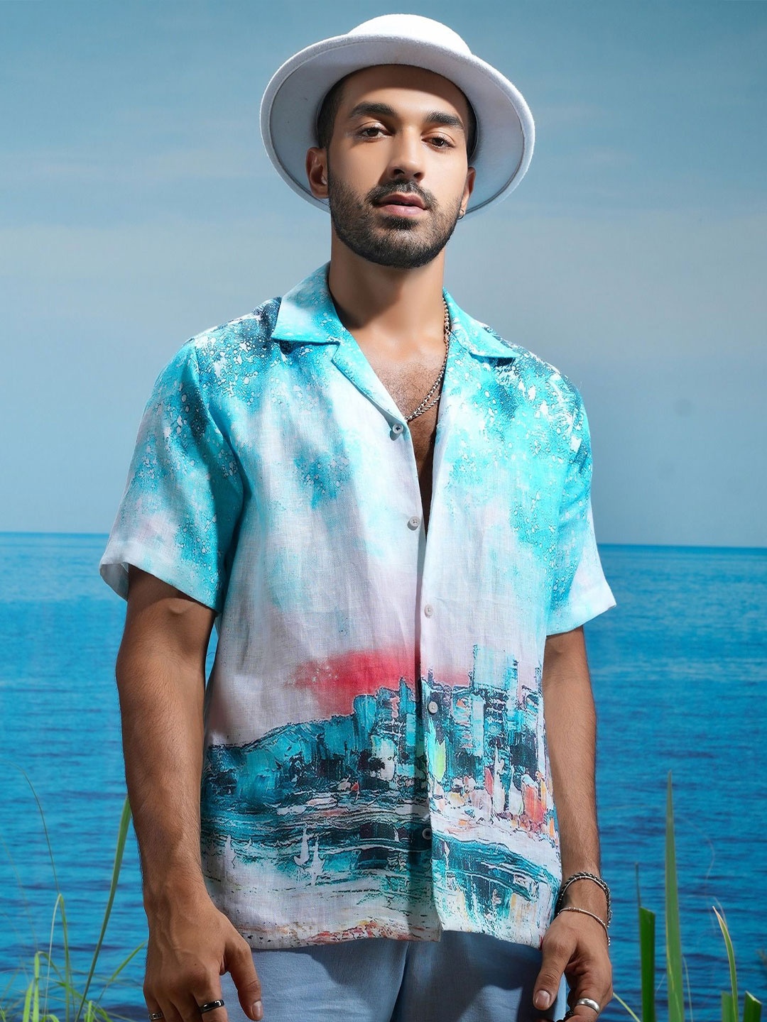 

ASUKA Men Opaque Printed Casual Shirt, Multi