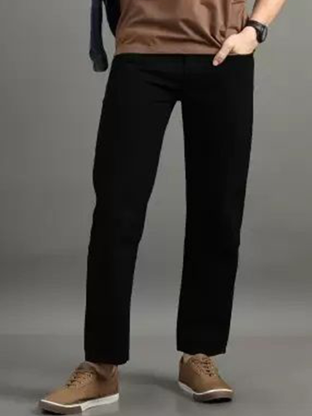 

LINARIA Men Classic Relaxed Fit Jeans, Black