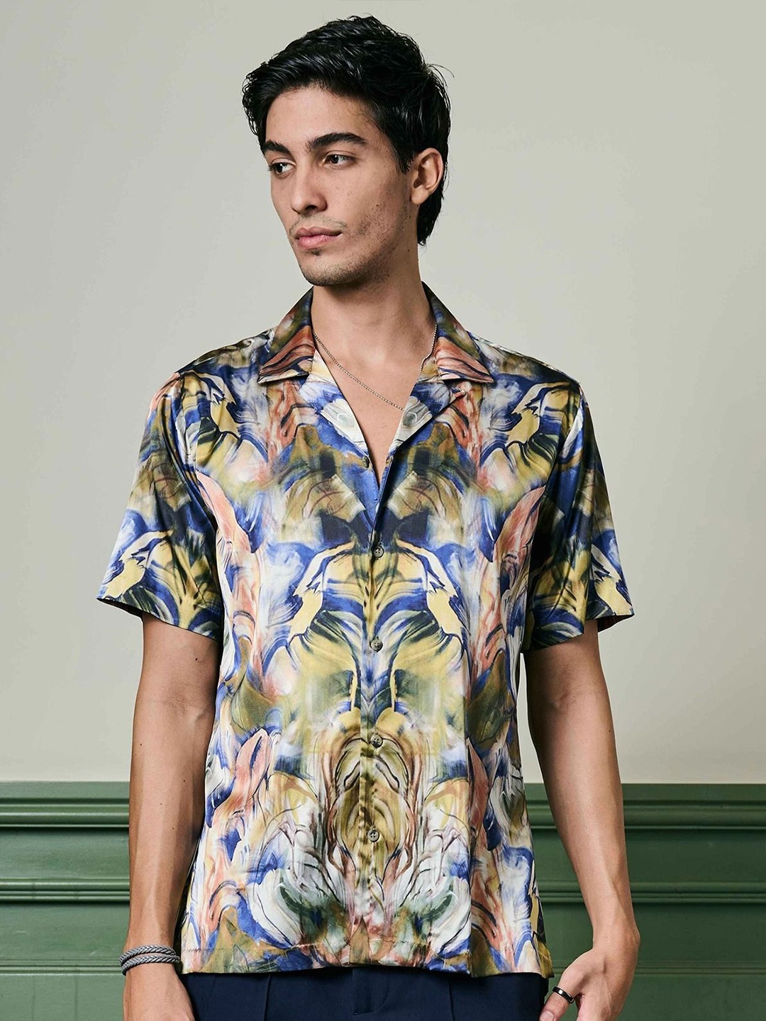 

ASUKA Men Floral Opaque Printed Casual Shirt, Multi