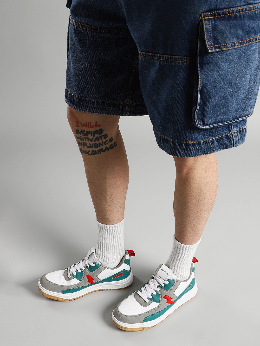 

NOBELITE Men Printed Slip-On Sneakers, White