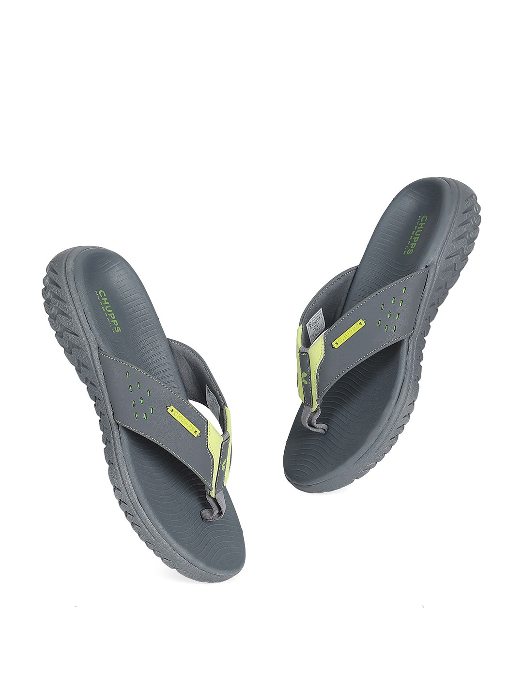 

CHUPPS Men Viper Thong Flip-Flops, Grey