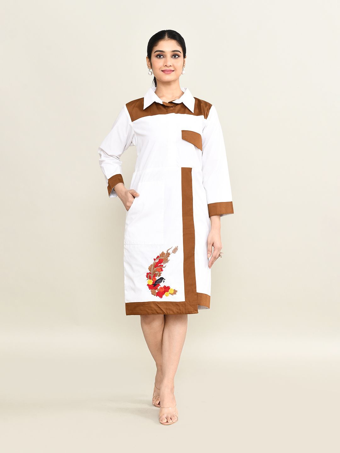 

The Maple A-Line Maxi Dress, White