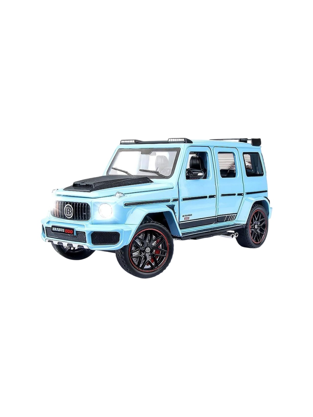

Awestuffs 1:32 Mercedes Benz G800 Scale Model Pull Back Die-Cast Metal Unisex Toy Car, Blue