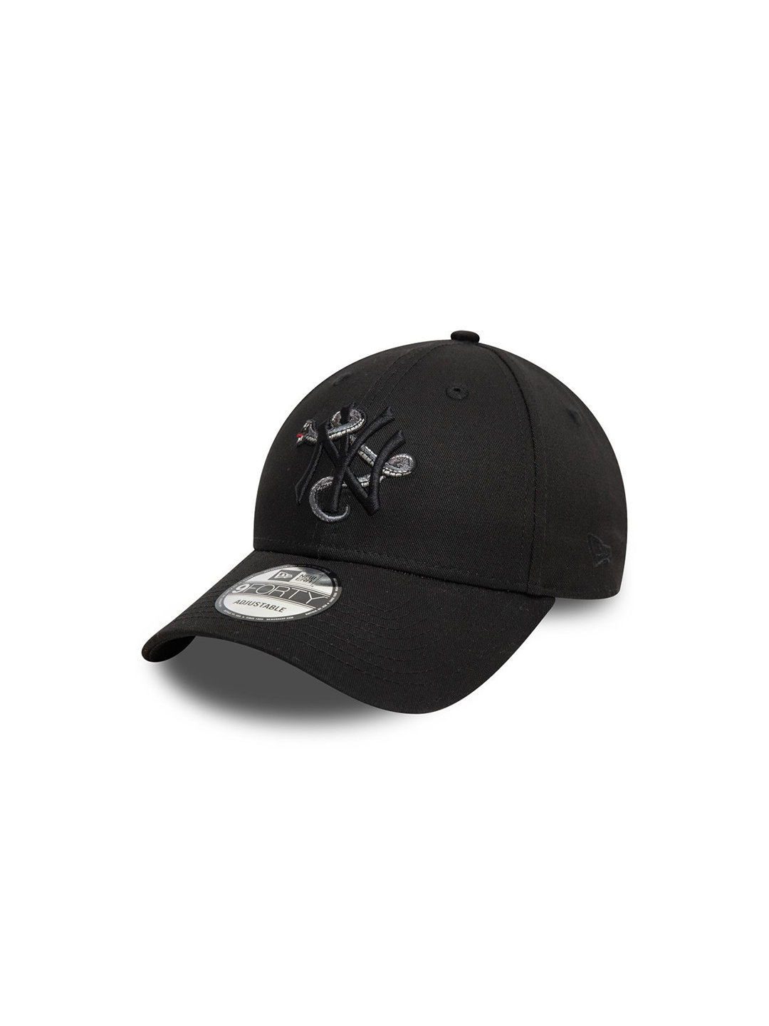 

New Era Men Embroidered Baseball Cap, Black