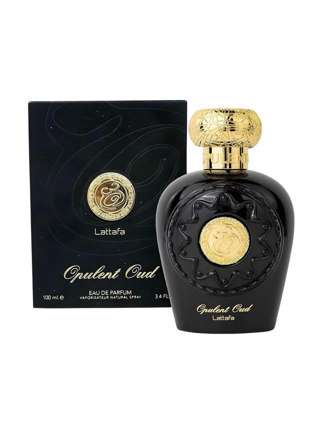 

Lattafa Opulent Oud Long Lasting Eua De Perfume - 100ml, Black