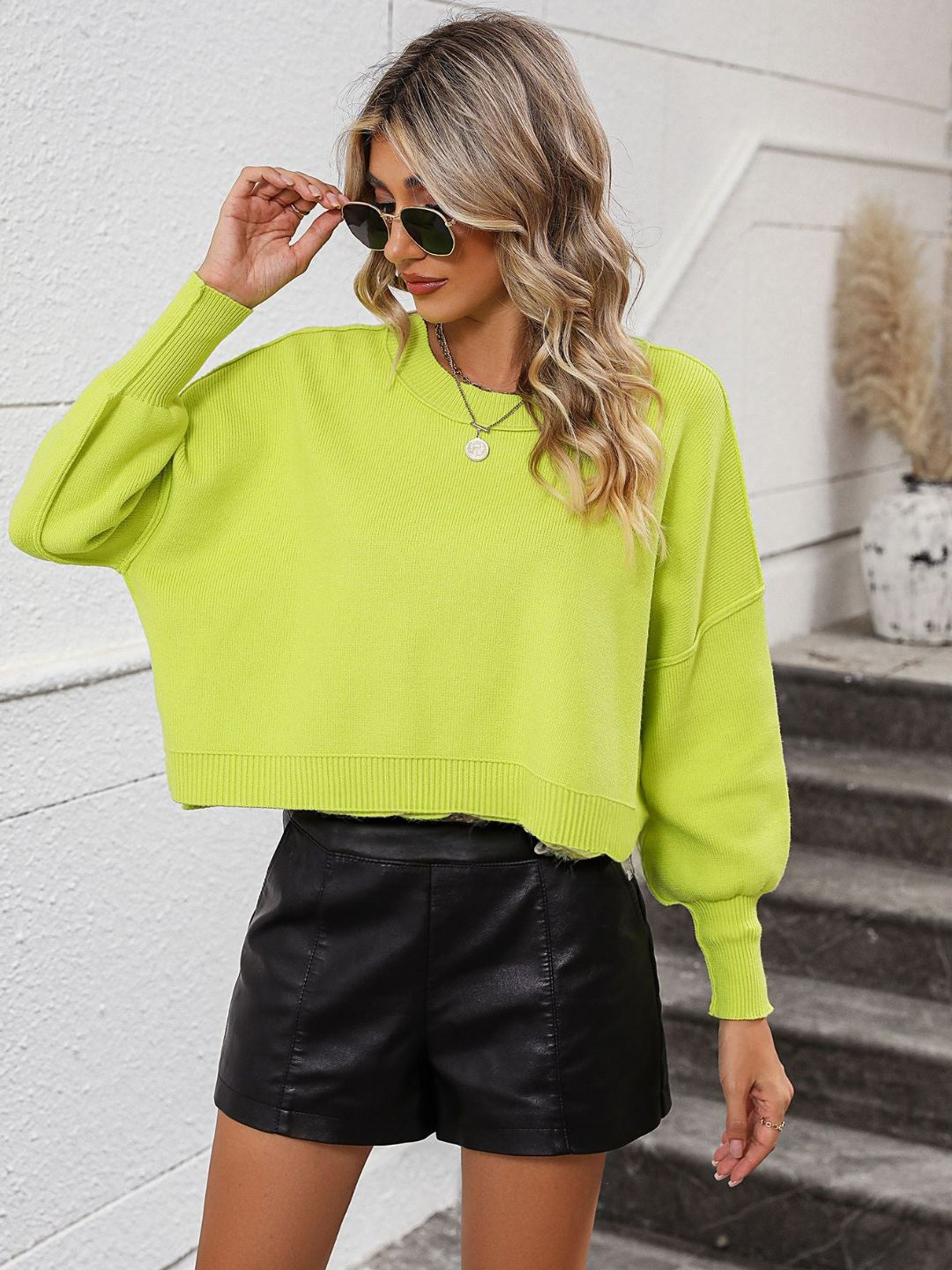 

Oh Rare Boxy Top, Lime green