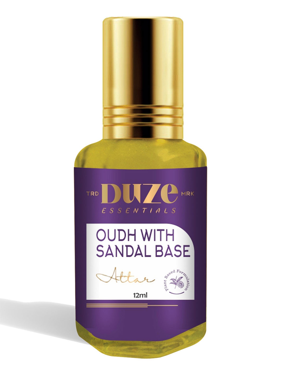 

Duze Essentails Oudh Sandal Natural & Alcohol Free Long Lasting Attar- 12 ml, Purple