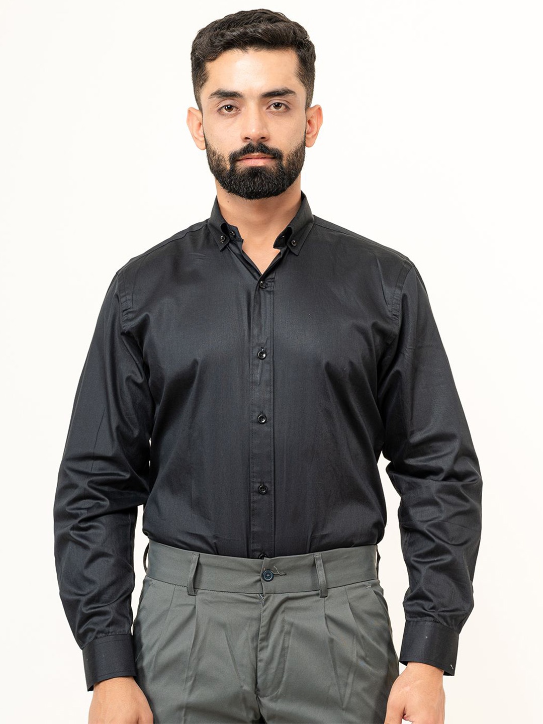 

Tistabene Men Opaque Casual Shirt, Black