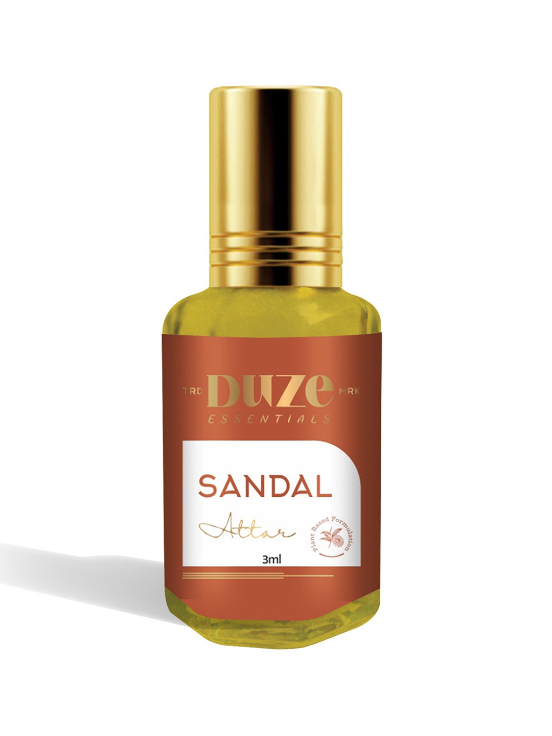 

Duze Essentials Sandalwood Natural & Alcohol Free Attar - 3 ml, Yellow