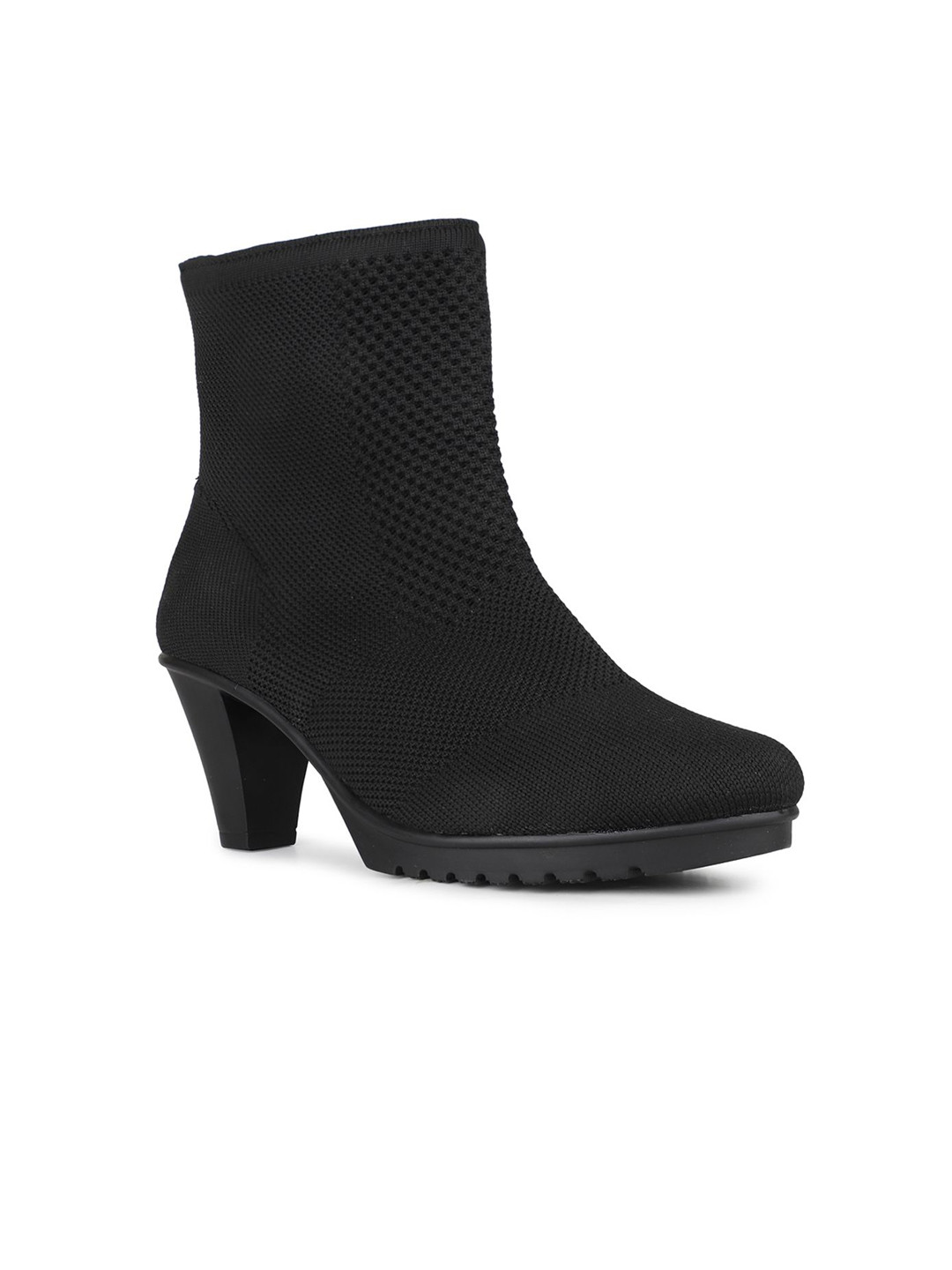 

Inc 5 Women Block-Heeled Regular Boots, Black